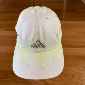 Adidas Color Wash Cap Hat Lime Green White Gray Womens